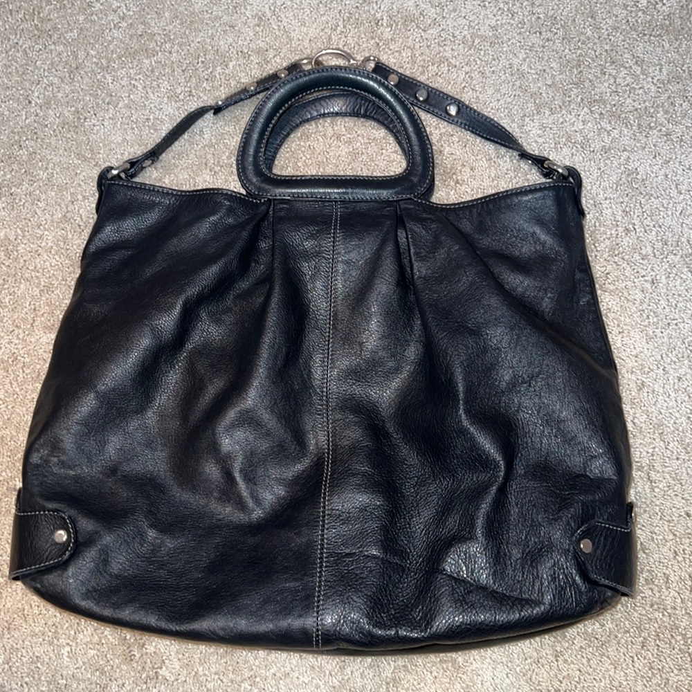 Black Handbag with Arm Strap